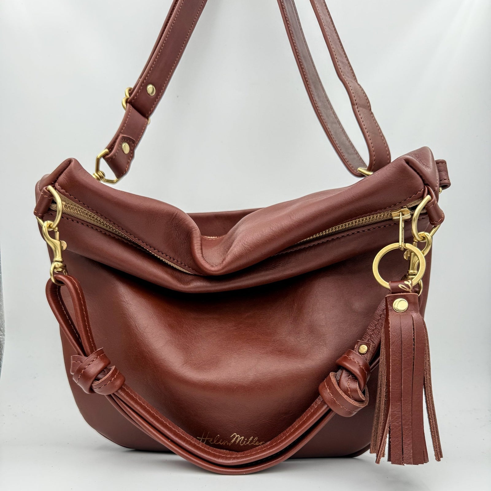 Ready to ship - Mega slouch - Chestnut - Helen Miller