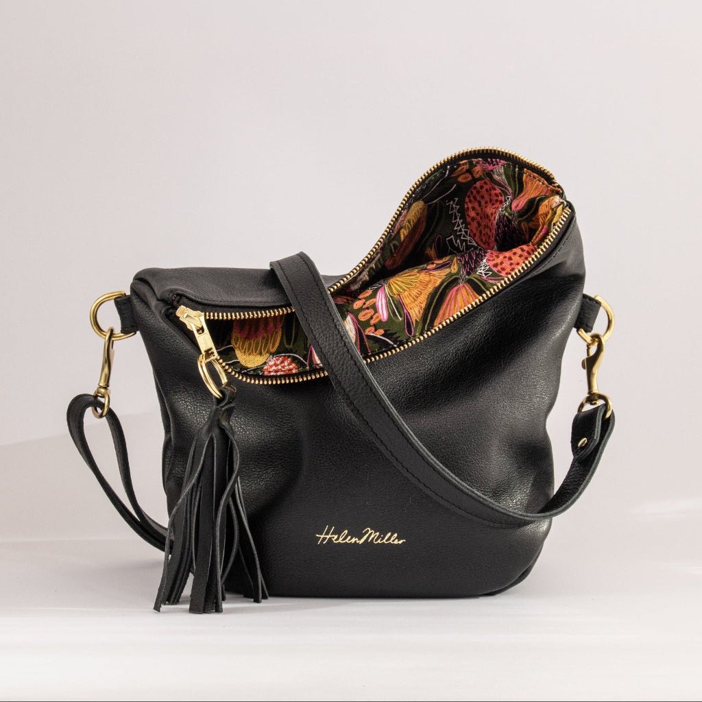 Ready to ship - Mini Slouch - Black - Helen Miller
