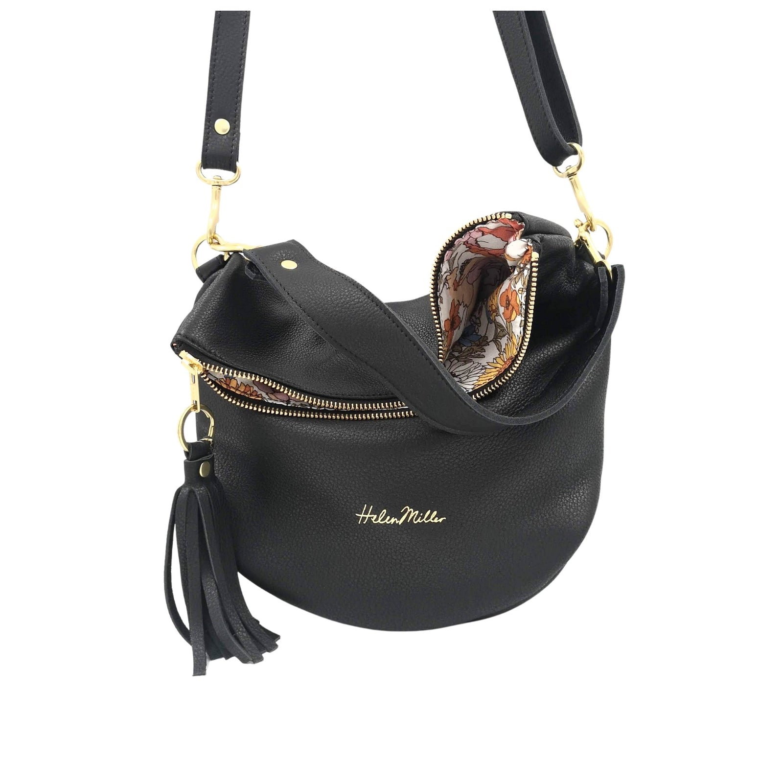 Mini Slouch - Helen Miller - Made in New Zealand - Leather Bag - Shoulder bag - Cross body bag - women's bag - handbag