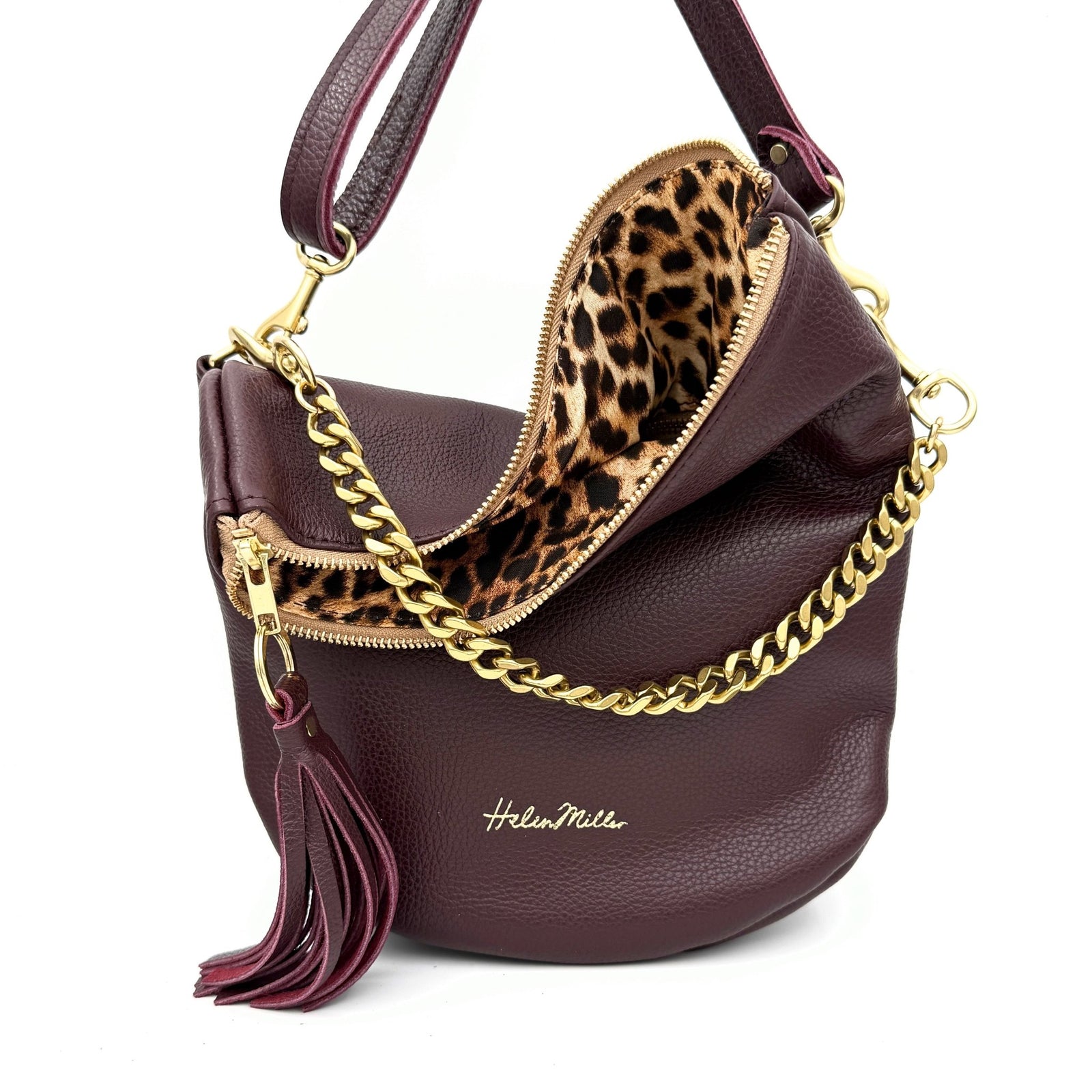 COLLECTIVE - Mini Slouch - Mulberry - Helen Miller