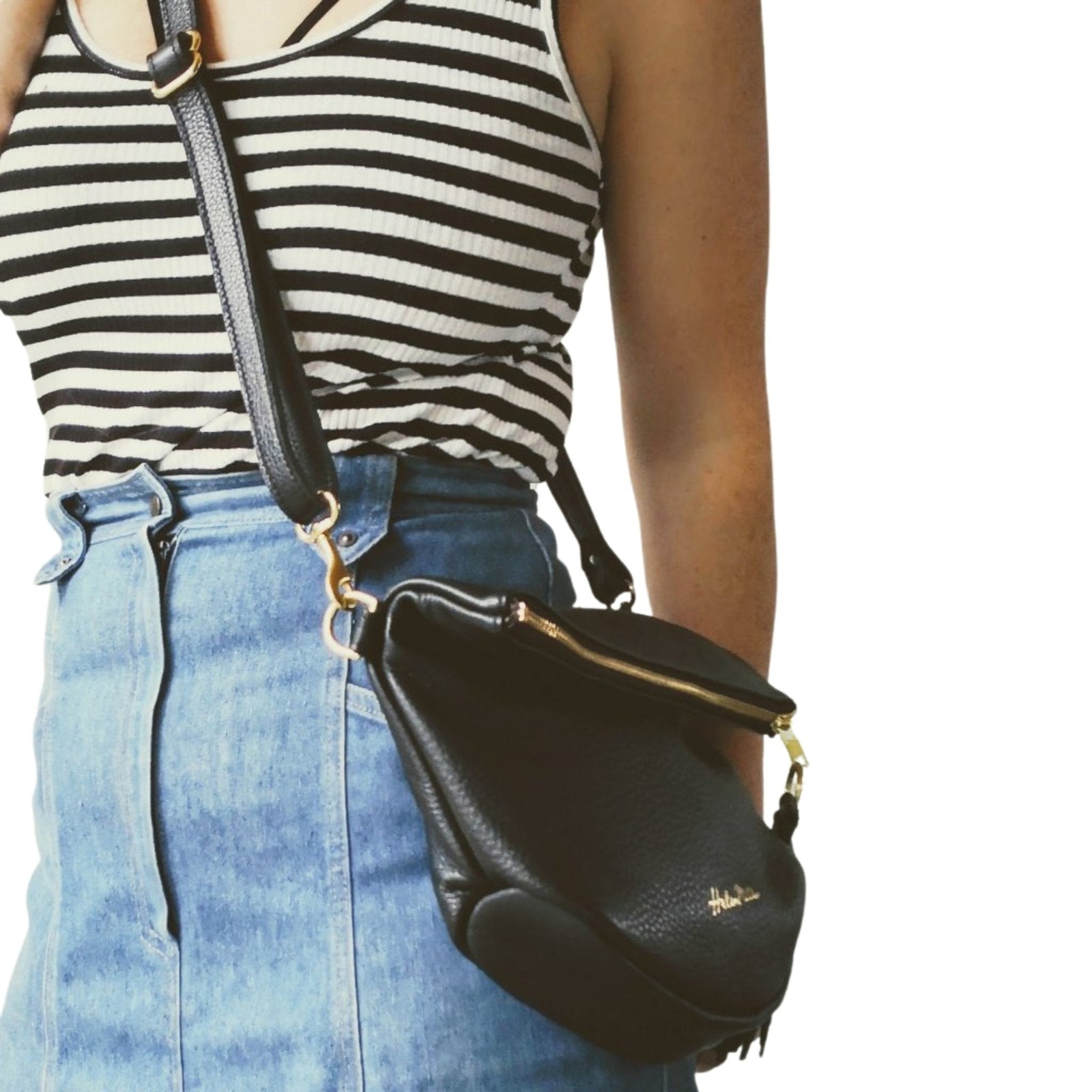 Mini Slouch - Ready to ship - Black - Helen Miller