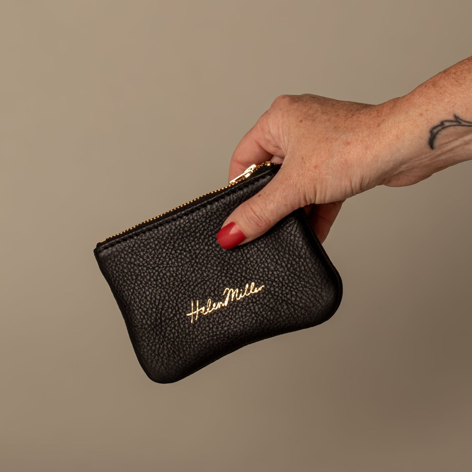 Ready to ship - coin purse - Black - Helen Miller