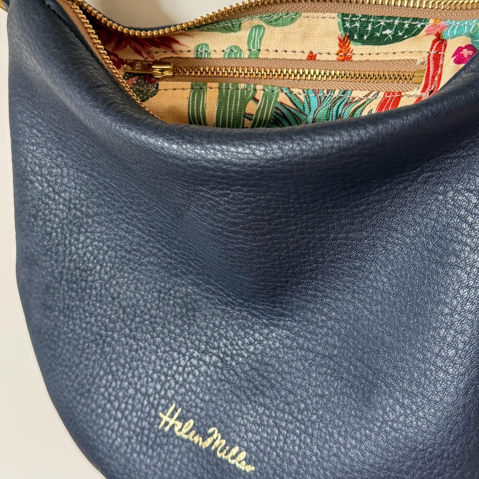 Ready to ship - party pouch - navy - Helen Miller