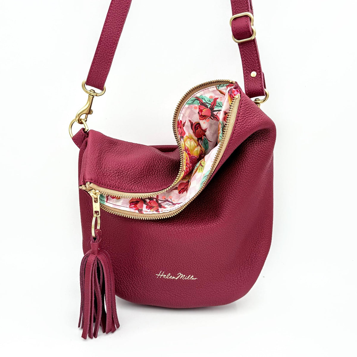 SALE - Mini Slouch - Raspberry - Helen Miller