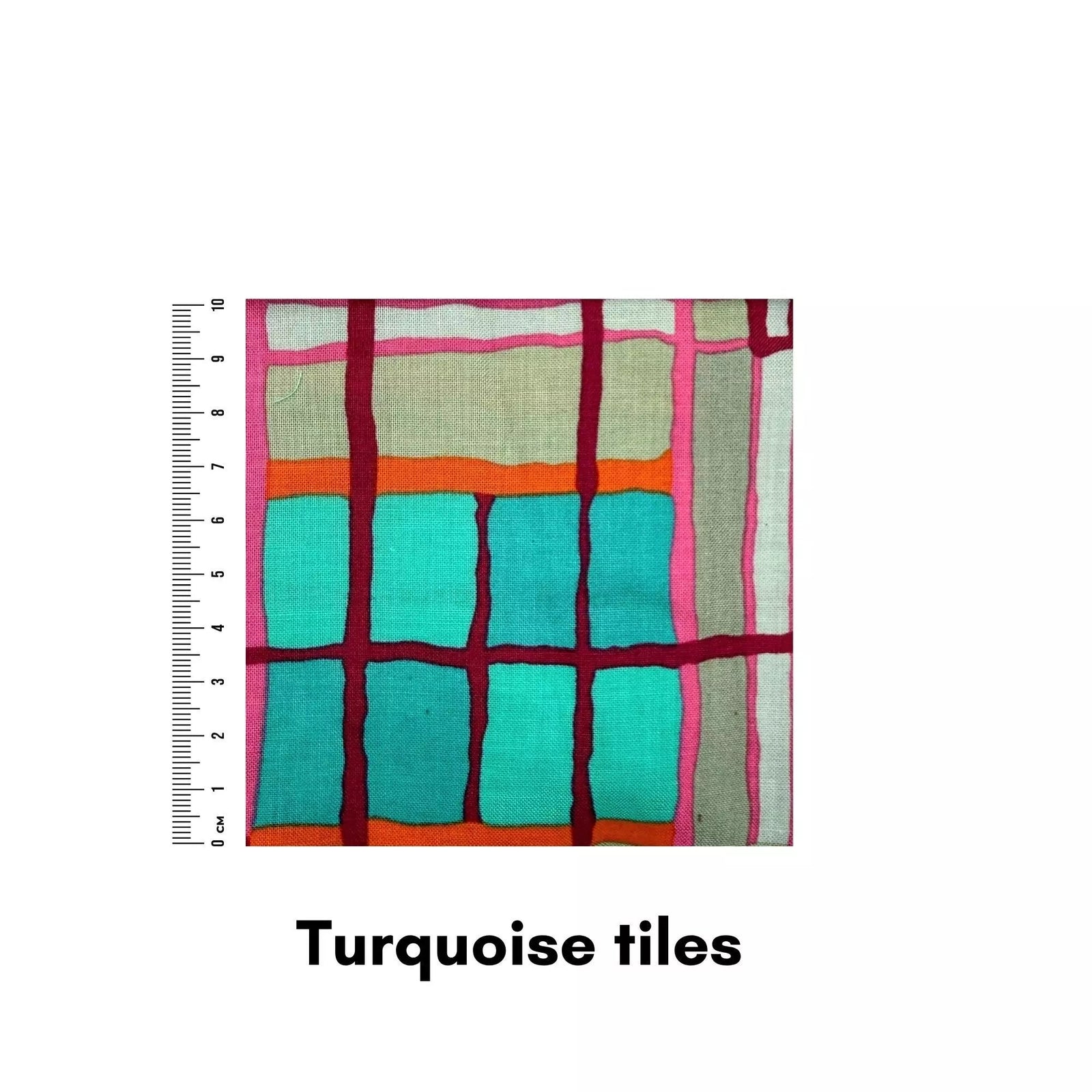 Turquoise tiles - Helen Miller