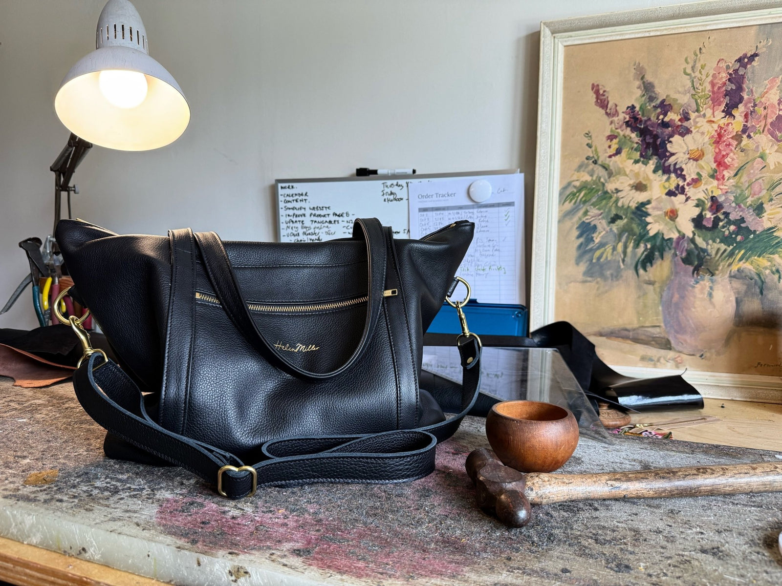 Zip Top Tote - Helen Miller