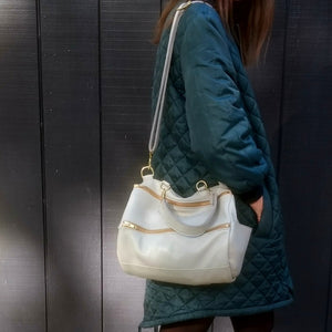 Barrel Bag - Helen Miller - leather handbag - women's nz made leather handbag - Cross body Bag - Shoulder Bag -