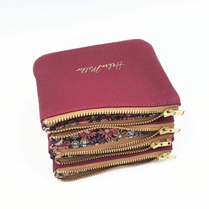 Leather coin store purse nz