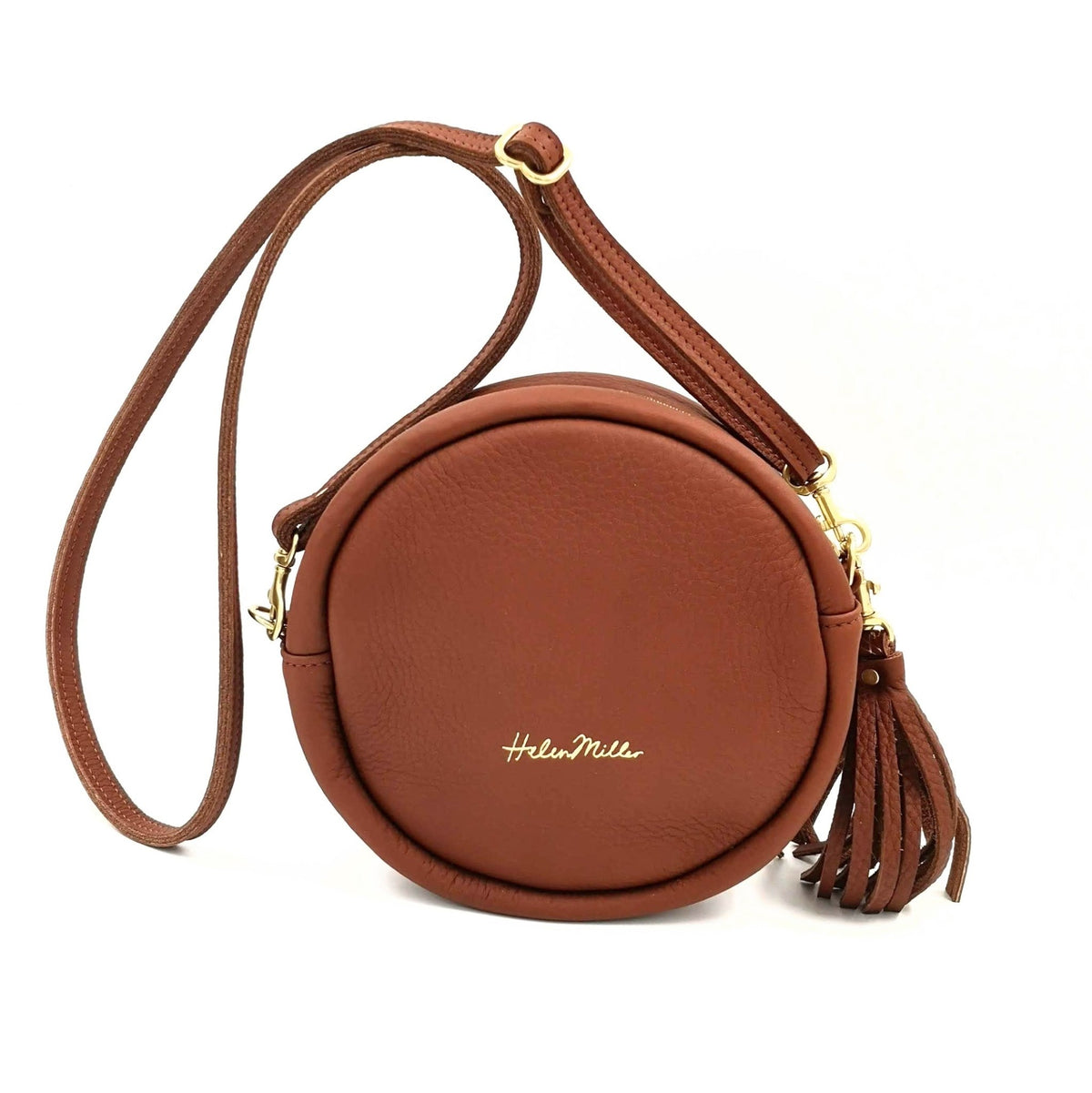 Disco Bag - Helen Miller - Handbag - Shoulder Bag - Handbag for women - Leather handbag - round bag - made in NZ