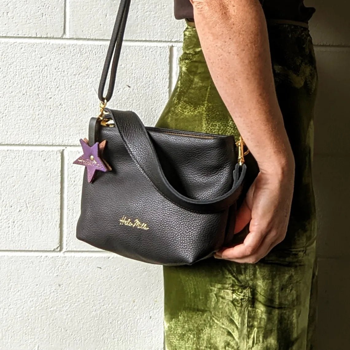 Grab &#39;n&#39; Go - Helen Miller - Crossbody bag - Shoulder bag - womens bag - leather handbag - small leather bag - NZ Made