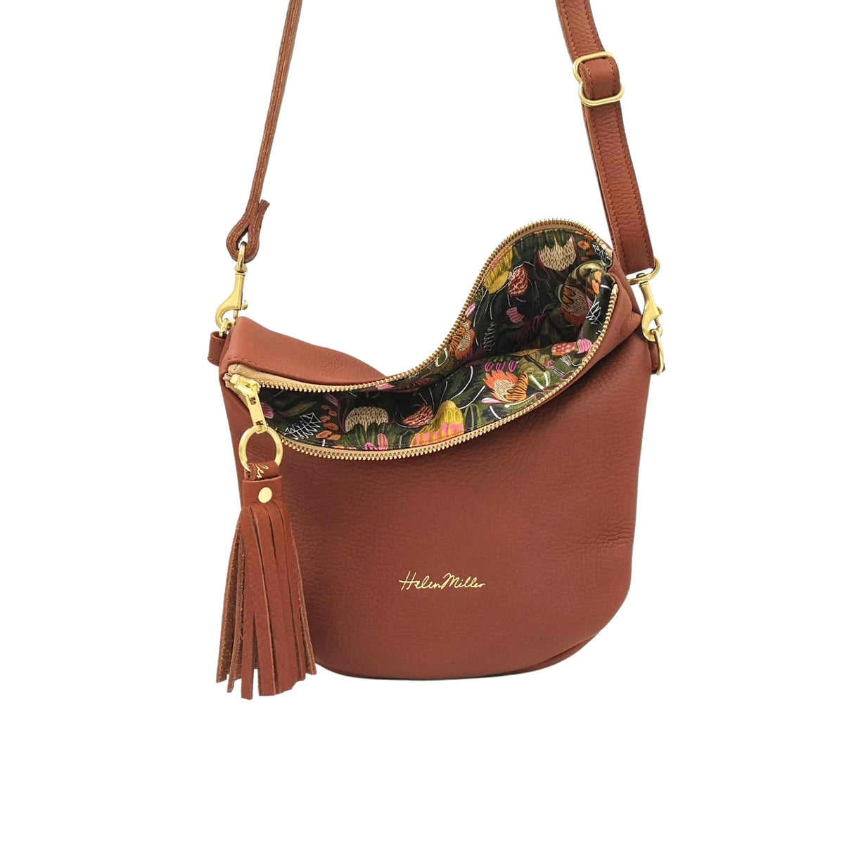 Mini Slouch - Helen Miller - Made in New Zealand - Leather Bag - Shoulder bag - Cross body bag - women&#39;s bag - handbag