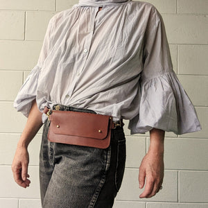 Phone pouch- Belt bag - Helen Miller - belt bag - phone bag - horse riding bag - equestrian phone pouch - leather phone bag