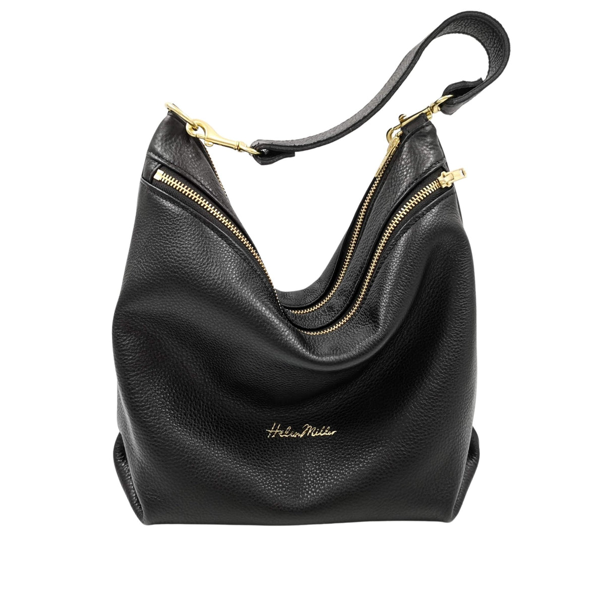 Short leather handle - Helen Miller