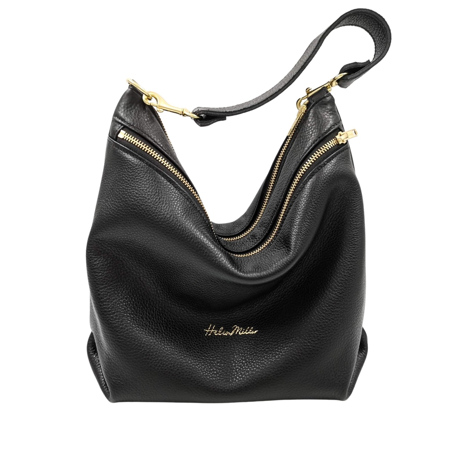 Short leather handle - Helen Miller